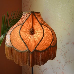 lampshade/antique gold lampshade/table lampshade/fabric lampshade/floor lampshade/vintage lampshade/ceiling lampshade/retro lampshade/shade