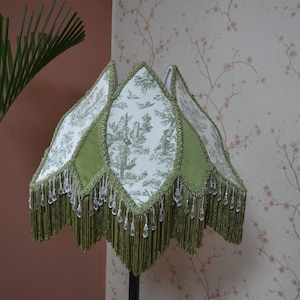 Lampshade green lampshade bedside lampshade/table lampshade/floor lampshade/ceiling lampshade/victorian lampshade/designer lampshade/shade