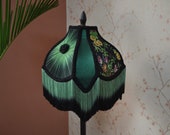[Awesomeneeds]★WAVY LAMPSHADE HAT_BLACK★リオーダー Lampshade Night Safari Lampshade Fringe Lampshade/black