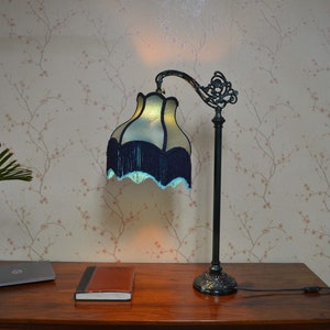 lampshade/fern green lampshade/fabric lampshade/floor lampshade/ceiling lampshade/silk shade/scalloped shade/scallop shade/retro lampshade