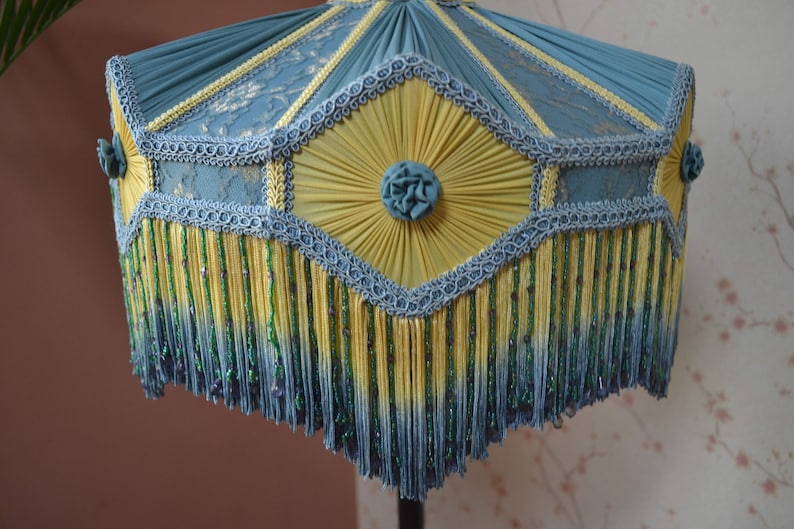 Hand-Stitched Victorian Lampshade