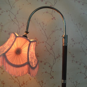 lampshade/peach lampshade/fabric lampshade/floor lampshade/ceiling lampshade/bell lampshade/scallop lampshade/table lamp/retro lampshade