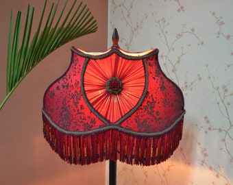 lampshade/burgundy lampshade/table lampshade/fabric lampshade/floor lampshade/ceiling lampshade/silk lampshade/olive lampshade/vintage shade