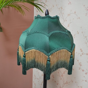 Lampshade Green Luxury Lampshade Table Lampshade Bedside Lampshade/floor lampshade/ceiling lampshade/silk lampshade/vintage shade/gift shade