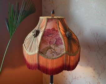 lampshade brown lampshade victorian lampshade/table lamp/floor lampshade/ceiling lampshade/bedside lampshade/classic lampshade/printed shade