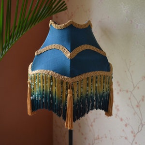 lampshade teal lampshade/table lampshade/fabric lampshade/floor lampshade/ceiling lampshade/silk lampshade/retro lampshade/victorian shade