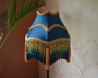 lampshade/teal lampshade/table lampshade/fabric lampshade/floor lampshade/ceiling lampshade/silk lampshade/retro lampshade/victorian shade