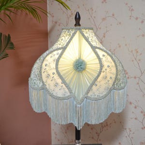 Lampshade Turquoise Lampshade Table Lampshade Fabric Lampshade Floor lampshade vintage lampshade ceiling lampshade retro lampshade giftshade