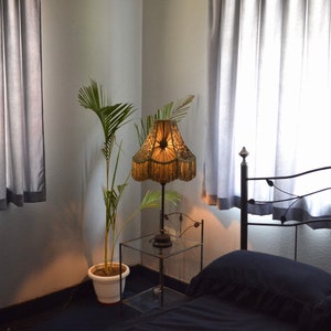 olive lampshade/table lamp/designer lamp/victorian lamp/pendant shade/chiffon shade/handcrafted lamp/floor lampshade/brasso lampshade/shade image 4