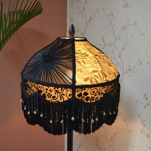 Lampshade black gold bedside lampshade table lampshade floor lampshade ceiling lampshade victorian lampshade designer lampshade retro shade