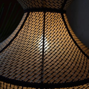 lampshade/gold black lampshade/table lampshade/floor lampshade/designer lampshade/vintage lampshade/ceiling lampshade/silk lampshade/shade image 10