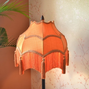 Lampshade Orange Lampshade Table Lampshade Linen Lampshade/floor lampshade/ceiling lampshade/silk lampshade/beside lampshade/shade lamp