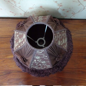 lampshade brown lampshade fabric lampshade table lamp floor lampshade silk lampshade ceiling lampshade pleated lampshade retro lampshade image 7