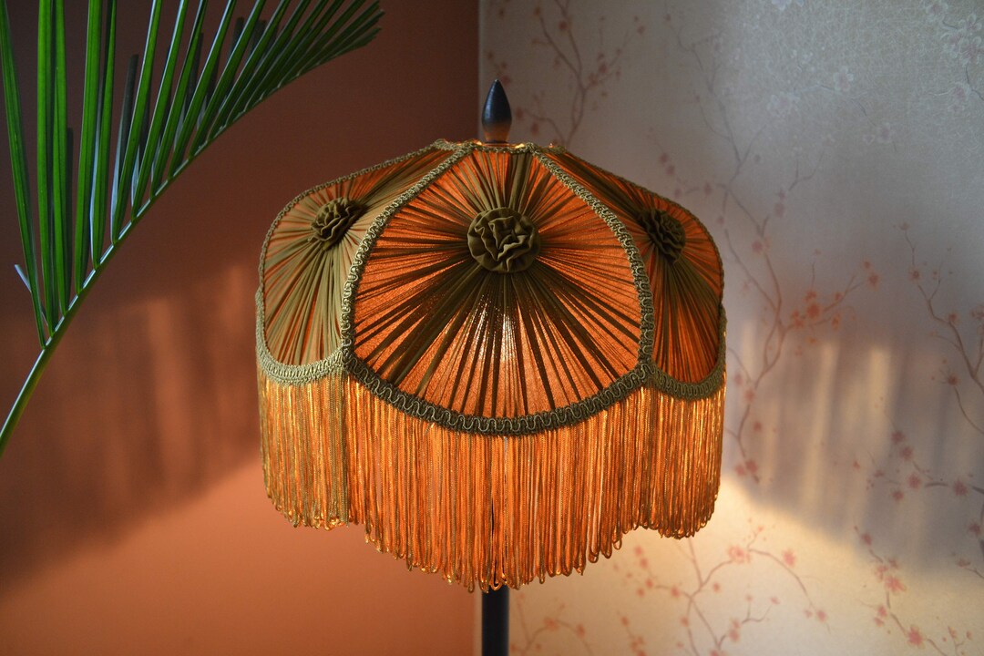 thumbnail image 2 of Boho Lampshade 11x9 Inch - Mid Century Modern Drum Shade For Table & Floor Lamps 2 of 13