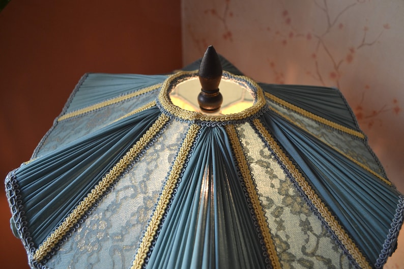 Hand-Stitched Victorian Lampshade - Thumbnail 2