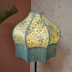 Lampshade/turquoise lampshade/table lampshade/velvet lampshade/floor lampshade/ceiling lampshade/designer lampshade/retro lampshade/shade