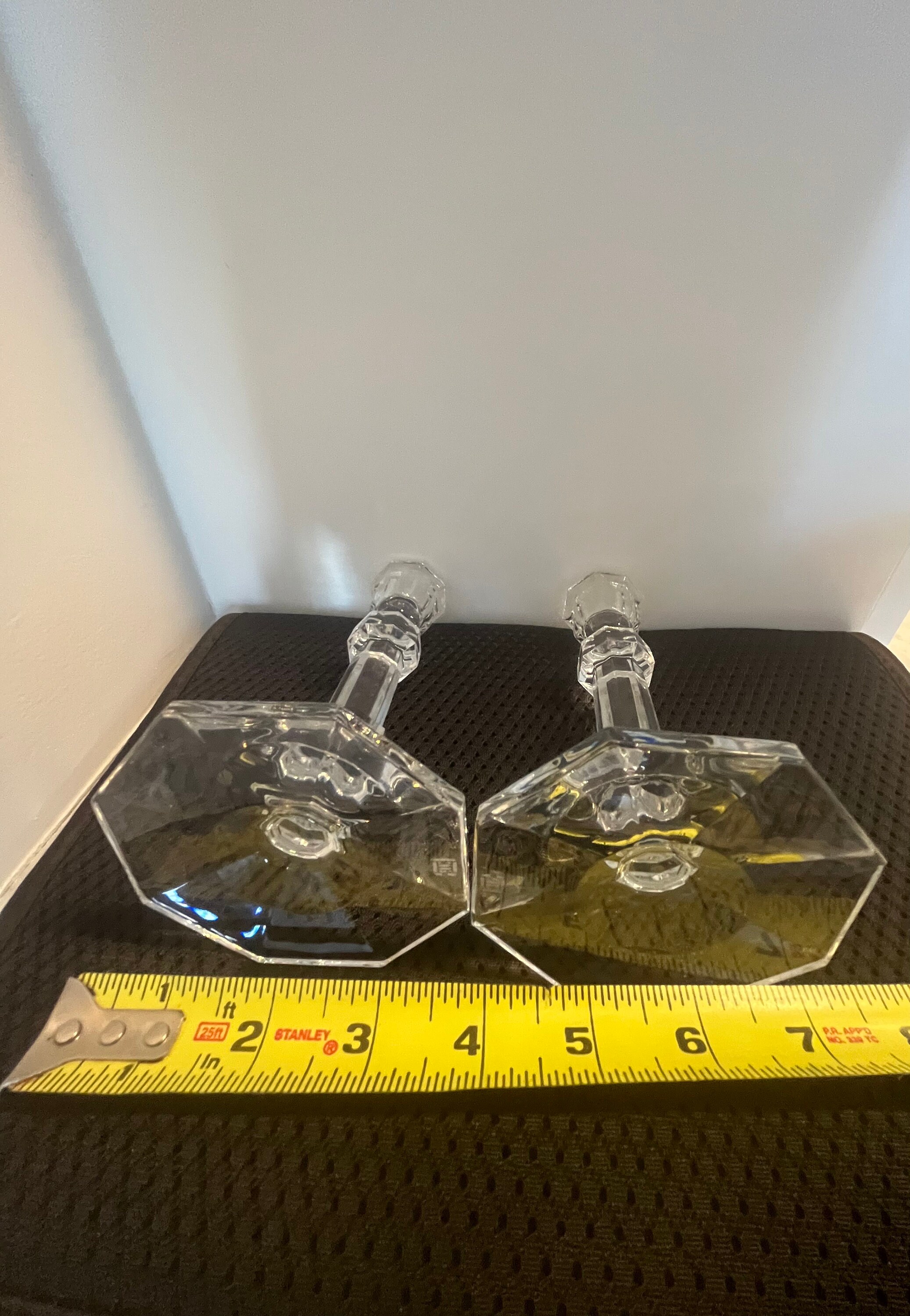 Claus Joseph Riedel Austrian Crystal Candle Stick Holders With Etsy