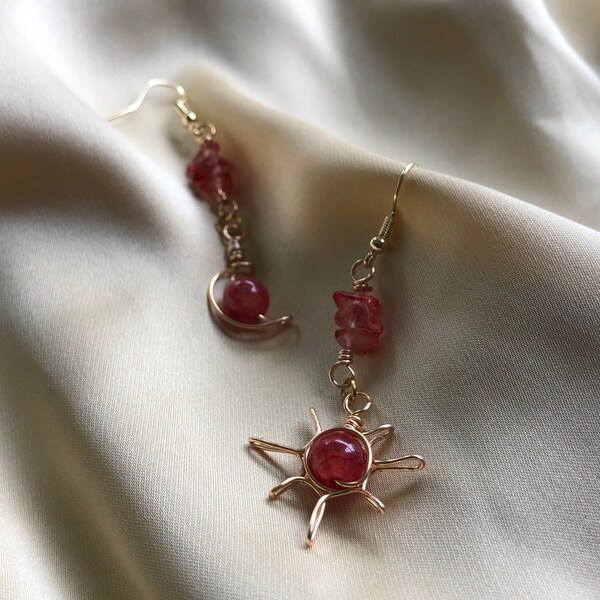 Kit Orecchini Perno Con Castone Swarovski Stella E Pendentini - Foto 2