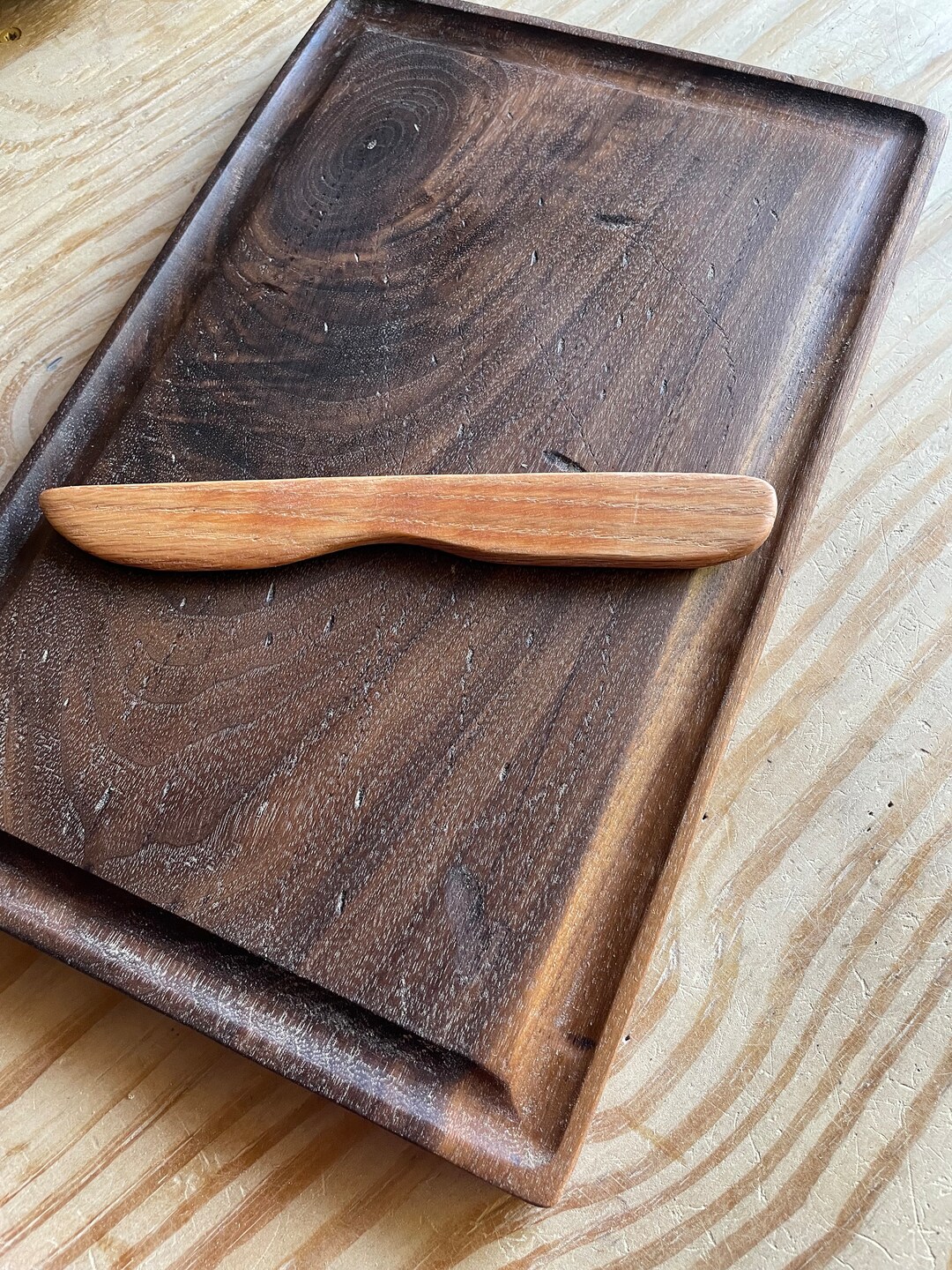 Wooden Spreader Wooden Butter Knife Spreader Etsy