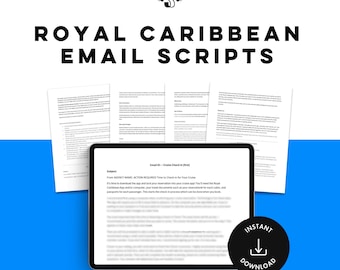 RCCL Travel Agent Email Template Bundle (Digital Download)