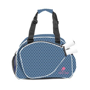Stylish womens pickleball bag trendy paddle tote sleek design elegant gear bag compact lightweight adjustable strap travel ready durable yet fashionable chic pickleball storage feminine style vibrant colors tournament ready high quality versatile bag