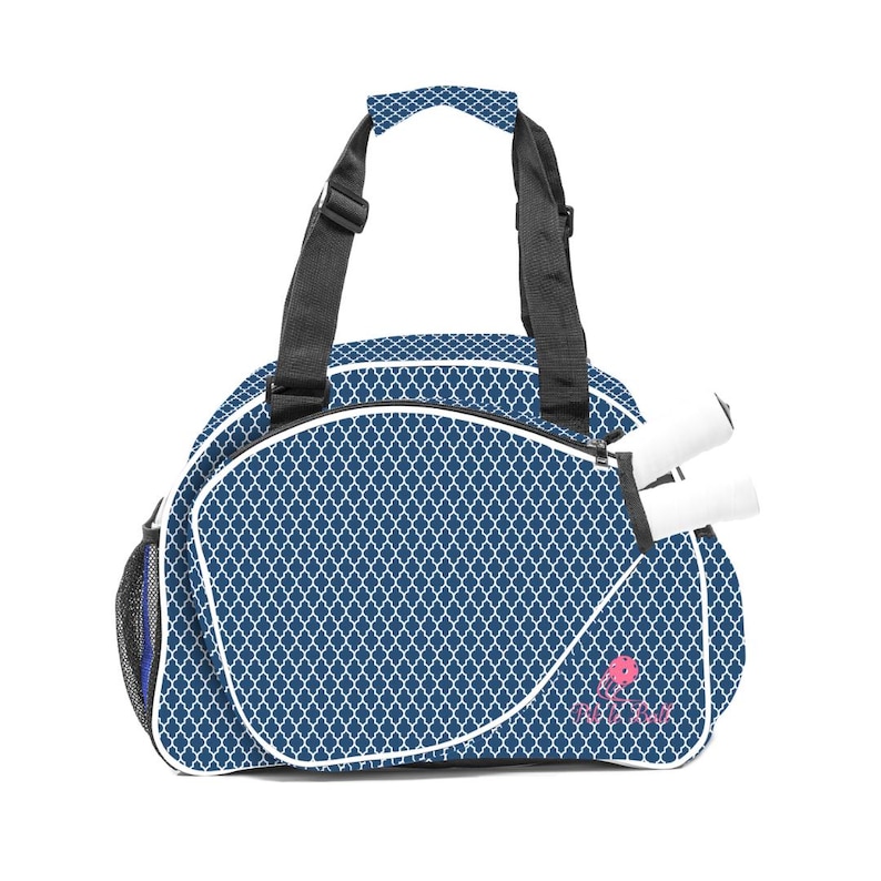 Stylish womens pickleball bag trendy paddle tote sleek design elegant gear bag compact lightweight adjustable strap travel ready durable yet fashionable chic pickleball storage feminine style vibrant colors tournament ready high quality versatile bag