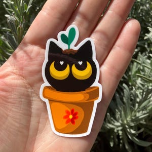 Potichat plante sticker
