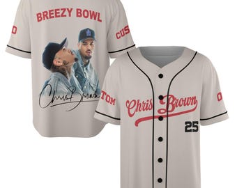 Chris Brown Breezy Bowl XX Baseball Jersey, Personalized Chris Brown Jersey, Breezy Bowl XX Shirt, Chris Brown Shirt, Breezy Bowl 2025 Tee