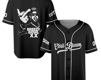 Chris Brown Breezy Bowl XX Baseball Jersey, Personalized Chris Brown Jersey, Breezy Bowl XX Shirt, Chris Brown Shirt, Breezy Bowl 2025 Tee