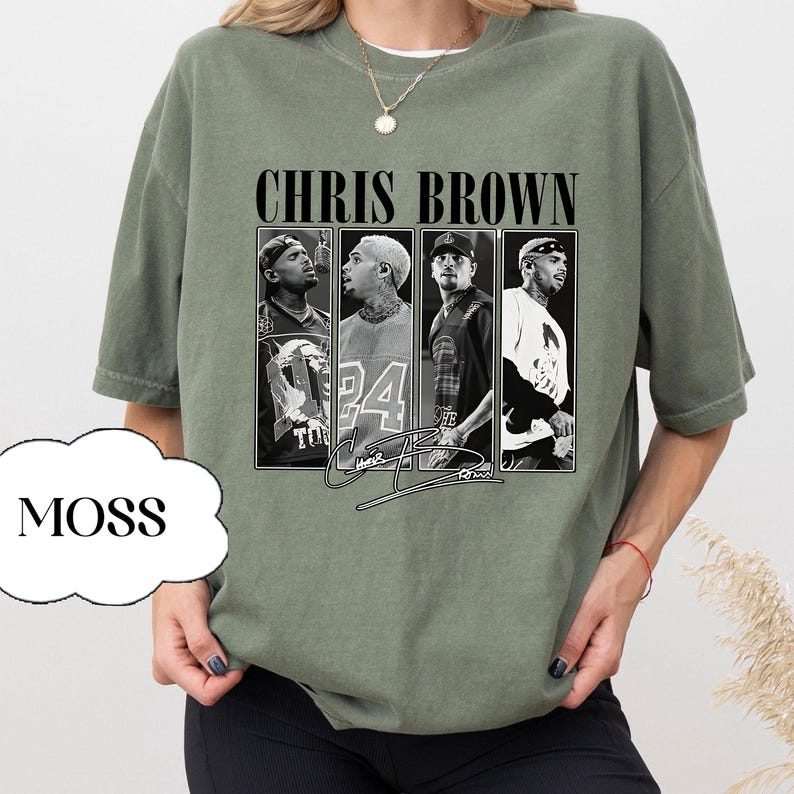 Comfort Colors® Chris Brown Breezy Bowl XX Tour-tröja, Chris Brown-tröja, Chris Brown-fanpresent, Chris Brown-merchandise-tröja, CB Tour 2025-tröja bild 2