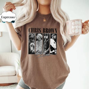 Comfort Colors® Chris Brown Breezy Bowl XX Tour-tröja, Chris Brown-tröja, Chris Brown-fanpresent, Chris Brown-merchandise-tröja, CB Tour 2025-tröja bild 6