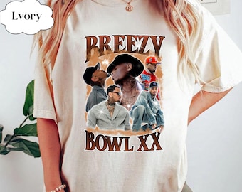 Comfort Colors® Chris Brown Breezy Bowl XX Tour Shirt, Chris Brown Shirt, Chris Brown Fan Gift, Chris Brown Merch Shirt, Cb Tour 2025 Shirt