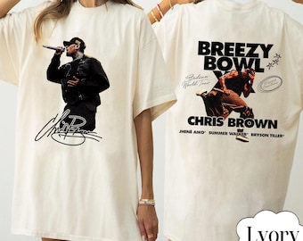 Comfort Colors® Chris Brown Breezy Bowl XX Tour Shirt, Chris Brown Shirt, Chris Brown Fan Gift, Chris Brown Merch Shirt, Cb Tour 2025 Shirt