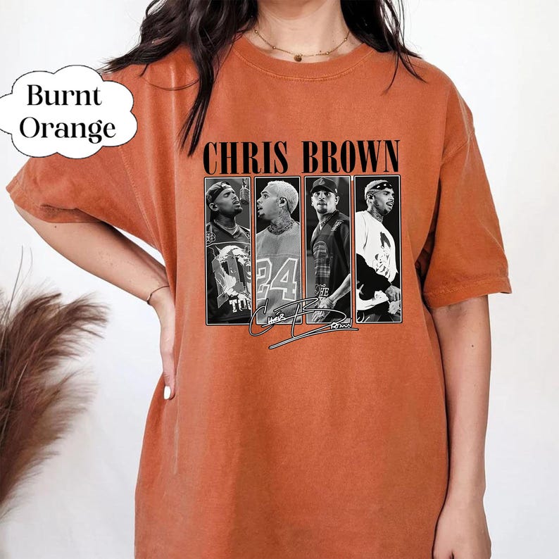 Comfort Colors® Chris Brown Breezy Bowl XX Tour-tröja, Chris Brown-tröja, Chris Brown-fanpresent, Chris Brown-merchandise-tröja, CB Tour 2025-tröja bild 4