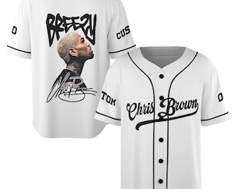 Camiseta de béisbol Chris Brown Breezy Bowl XX, camiseta personalizada de Chris Brown, camiseta Breezy Bowl XX, camiseta Chris Brown, camiseta Breezy Bowl 2025