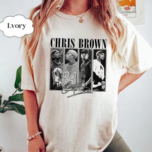 Comfort Colors® Chris Brown Breezy Bowl XX Tour-tröja, Chris Brown-tröja, Chris Brown-fanpresent, Chris Brown-merchandise-tröja, CB Tour 2025-tröja bild 1