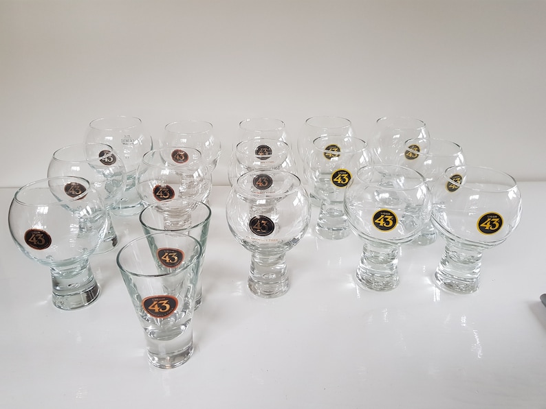 Licor 43 Glasses 16 Pieces Etsy
