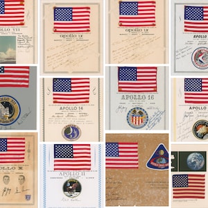 Apollo 11 | Exploração Espacial | Pouso na Lua | Lunar | Nasa | Armstrong | Collins | Aldrin | Download Digital | Autógrafo | Bandeira Americana