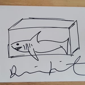 Damien hirst shark - Etsy 日本