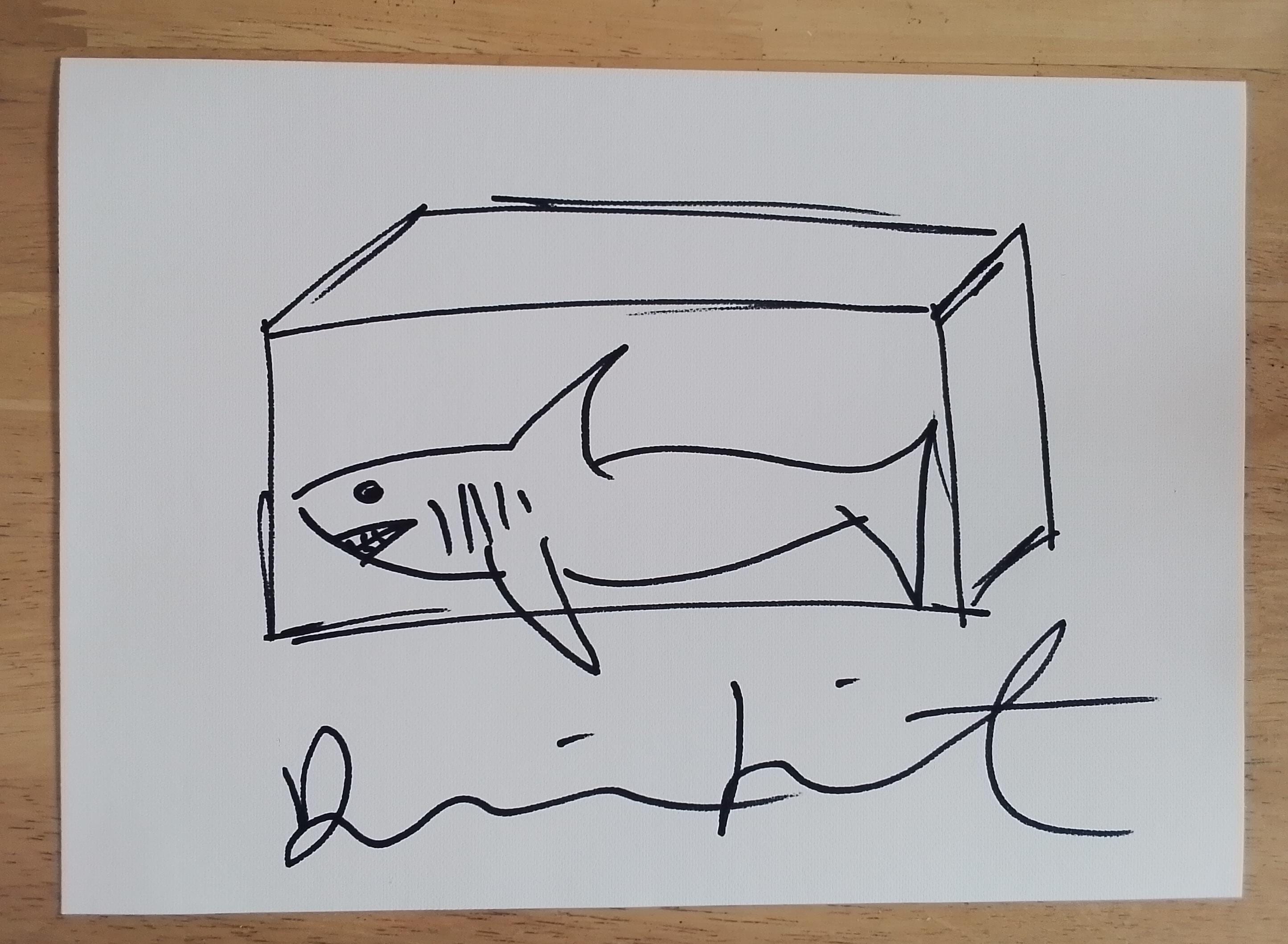 Damien hirst shark - Etsy 日本