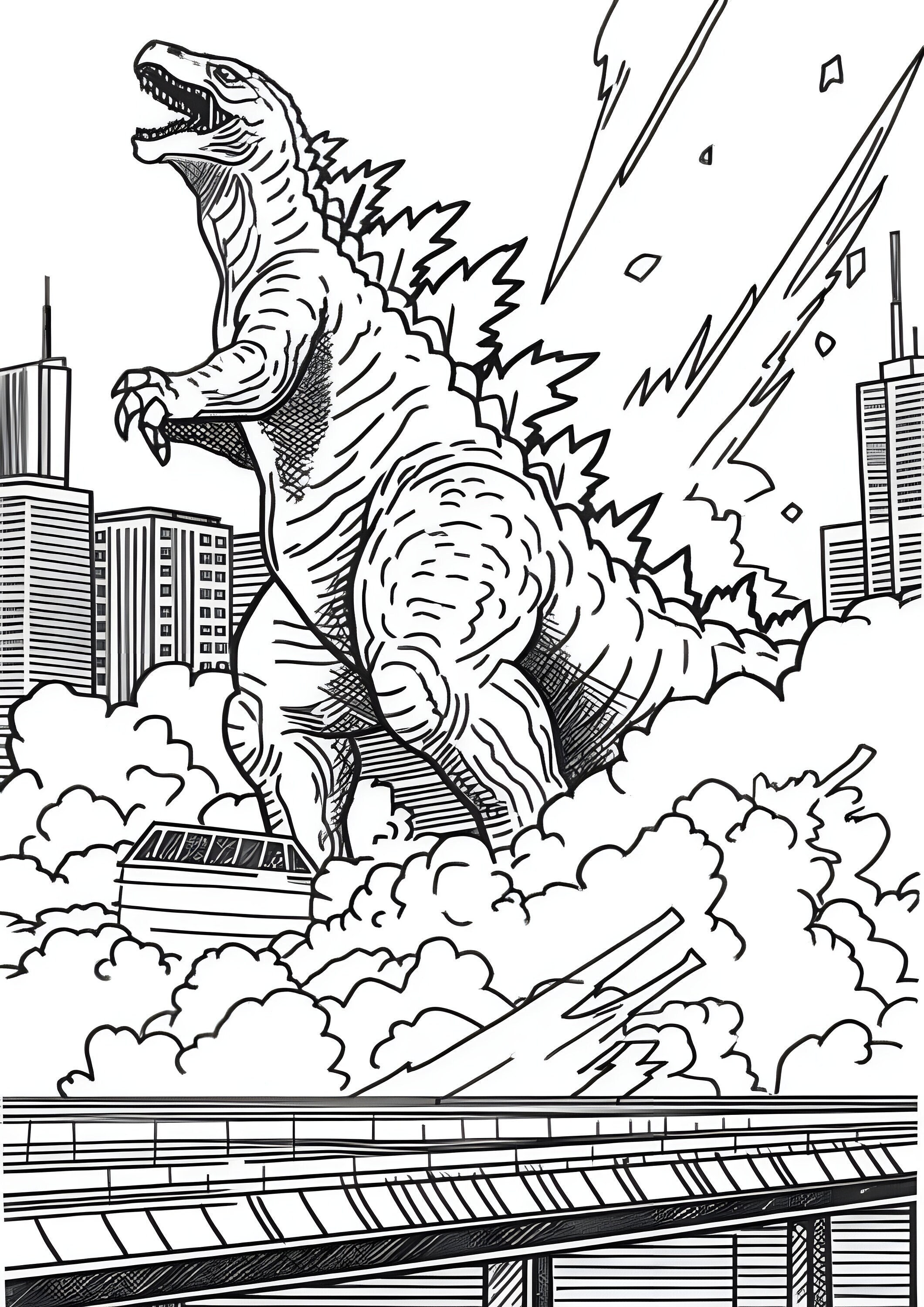 Titan Monsters Coloring Book Fun Coloring Pages for Kids Digital