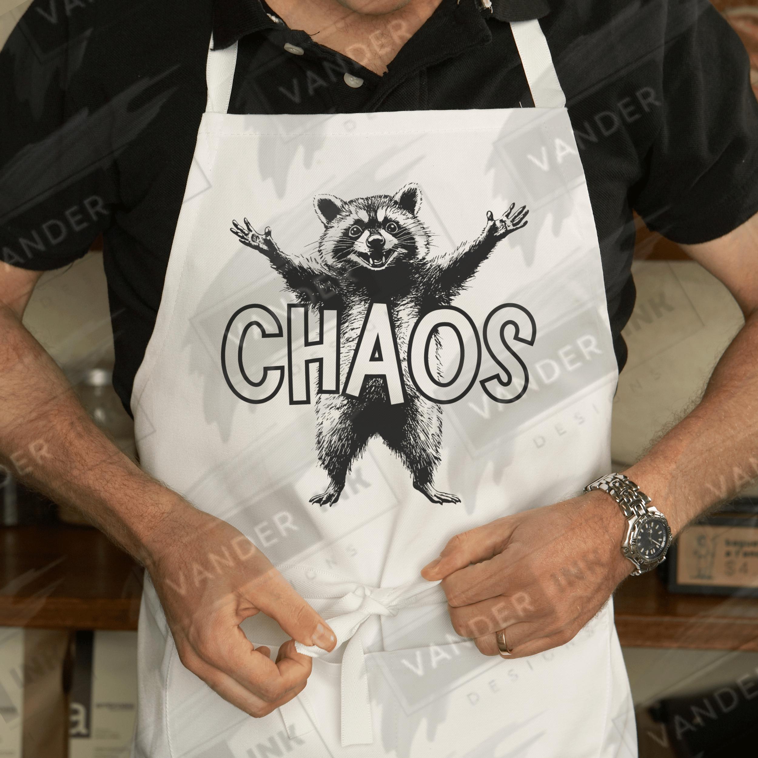 Chaos Raccoon PNG SVG Funny Raccoon Trash Panda Wildlife Animal