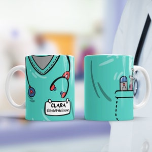 Mug Tasse Médecin Chirurgien Neurologue cadeau à personnaliser image 1