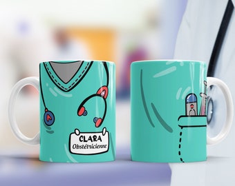 Mug Tasse  Médecin Chirurgien Neurologue  cadeau à personnaliser