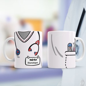 Mug Tasse Médecin Chirurgien Neurologue cadeau à personnaliser image 7