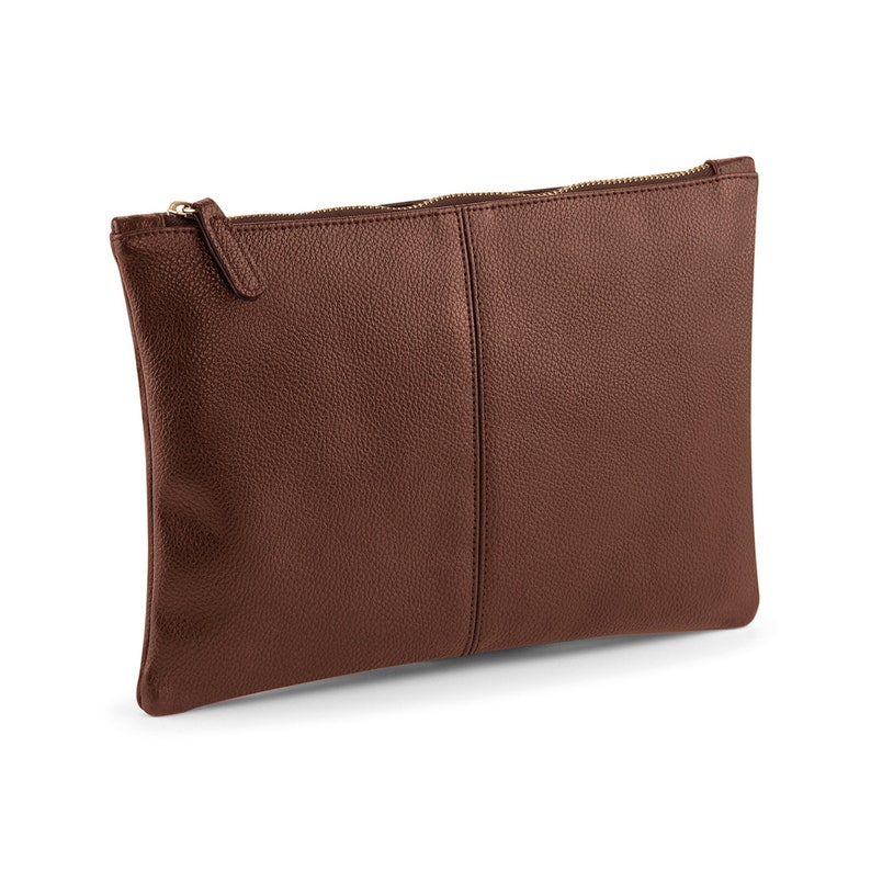 Etui Pochette Super Papa Papy Parrain prénom personnalisé Cadeau 2820 cm 2L Trousse Marron