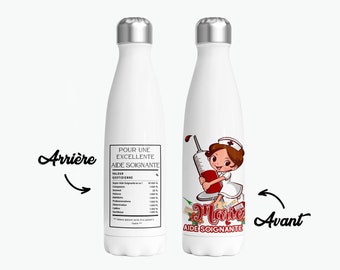 Biberón aislante de Auxiliar de Enfermería (500 ml) totalmente personalizable - diferentes modelos