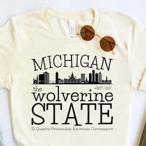 Unisex Michigan Shirt, Michigan Lover Tee, Great Lakes Michigan Family Trip Shirt, Michigan State Vacation Tee, Michigan Pride Native Shirt