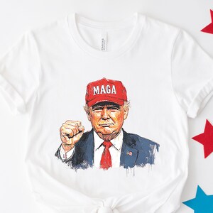 MAGA Trump Shirt, Make America Great Again Tee, Conservative Graphic T-Shirt, Donald Trump Supporter Gift, Patriotic USA Election Shirt