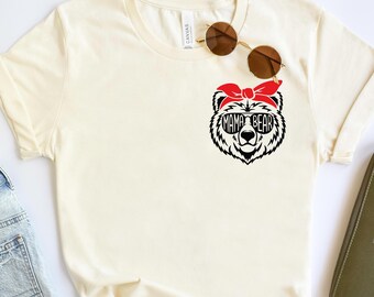 Mama Bear T-Shirt, Mother's Day Gift Shirt, Mom Life Tee